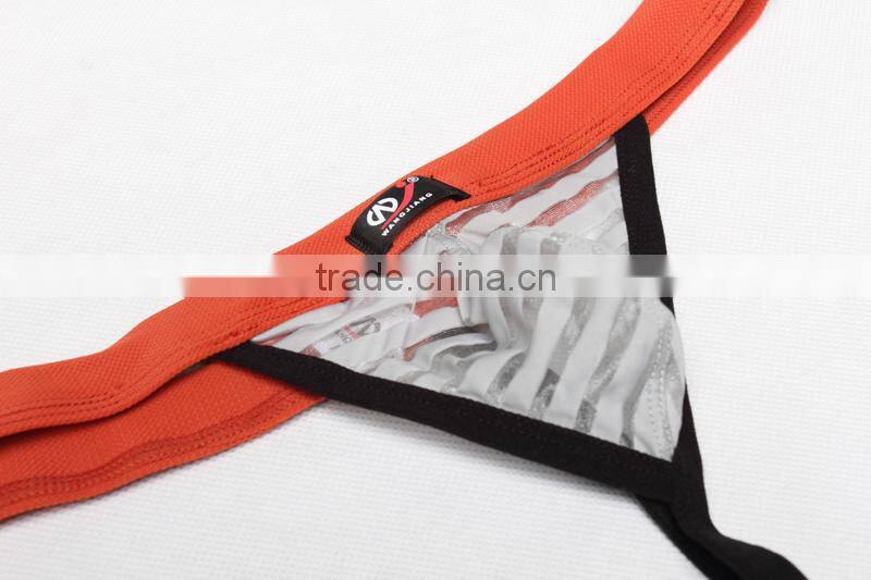 transparent sexy lace thongs for men