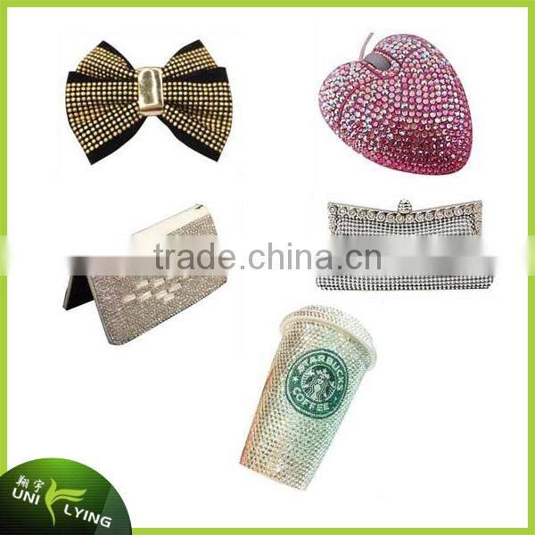 wholesale hot fix high quality crystal 4mm rhinestone mesh manufacture