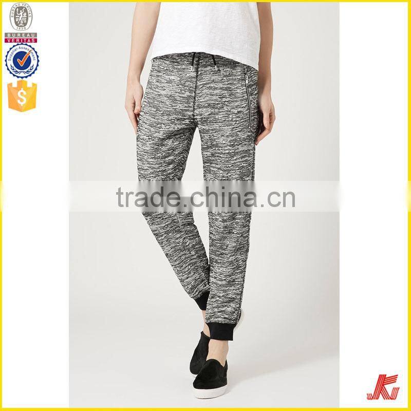 cheap fashion jogging pants zipper pockets