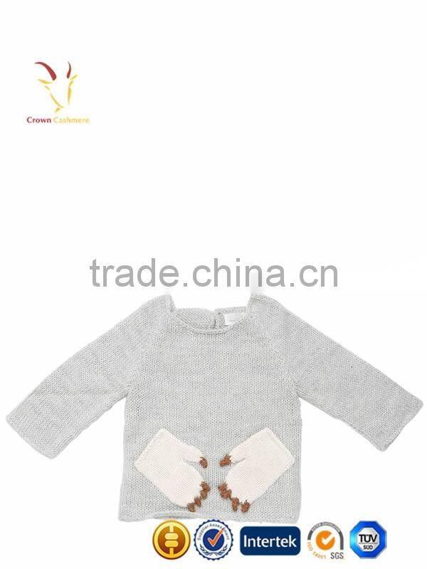 Girls Wool Knit Sweater,Cashmere Wool Knitted Sweater For Girls