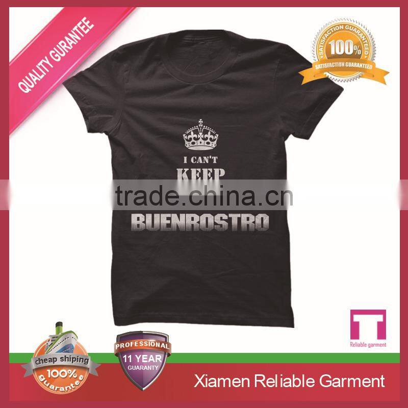 100% ring spun cotton t-shirt printing