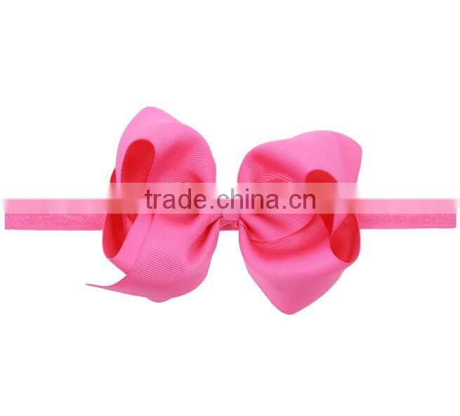 F40634A Girls hairhands colorful beautiful bowties girl headband