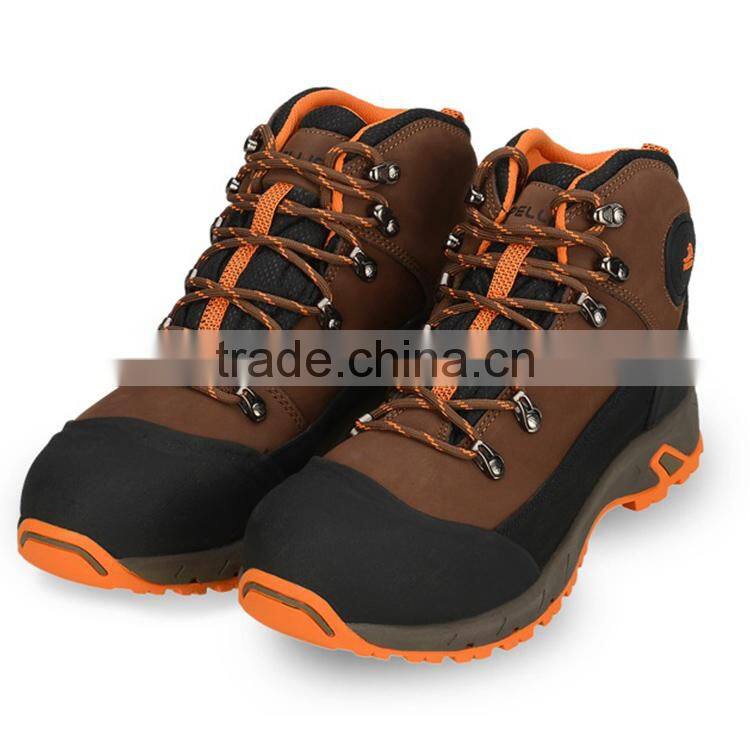 2016 top brand hiking leather shoe for men