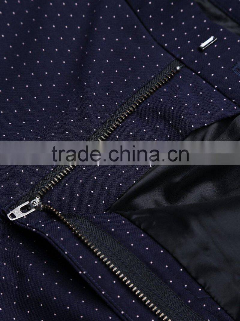 Wholesale fashion custom top quality formal western style ninth pants