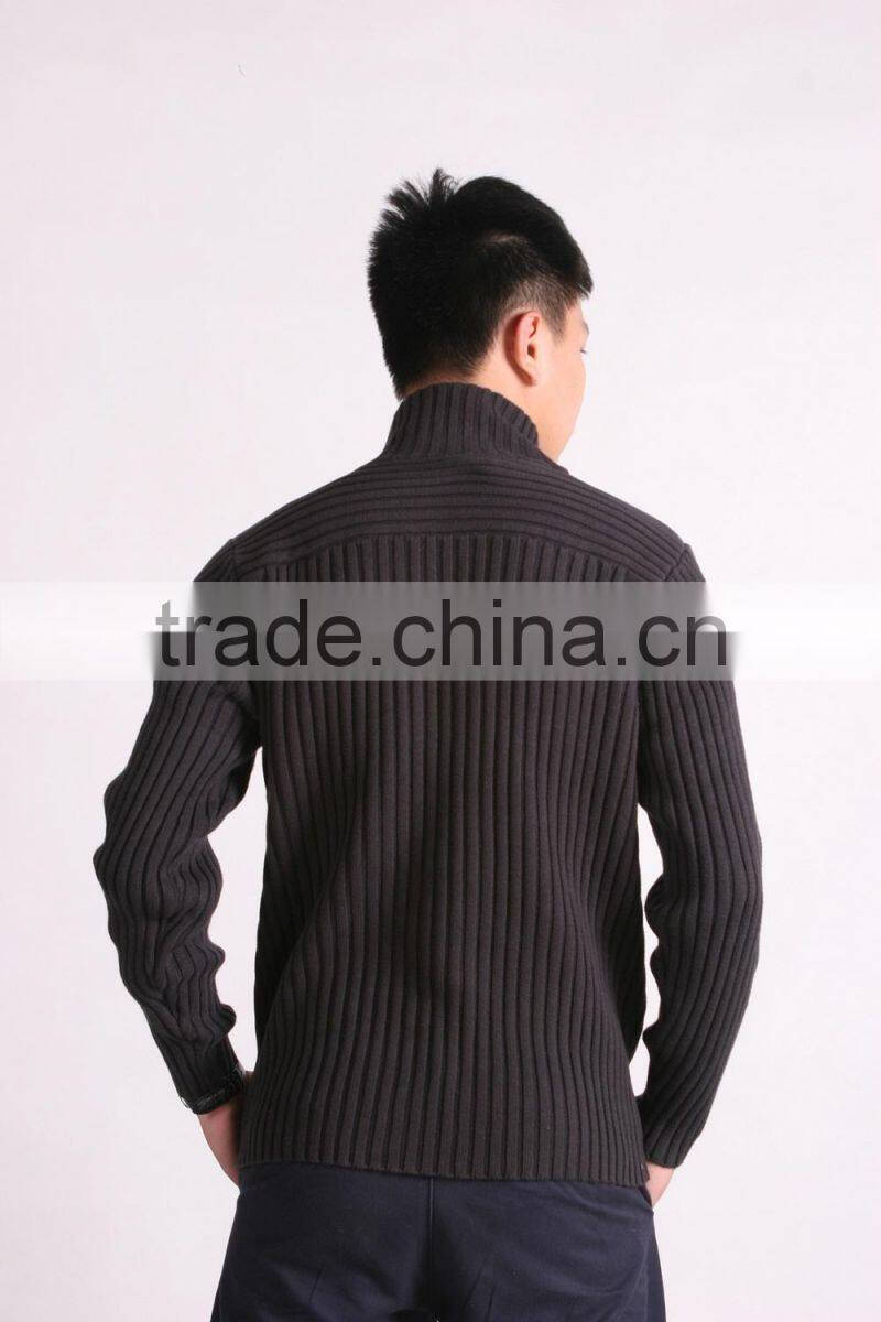Fashion Men Heavy Knit Cardigan Sweaters