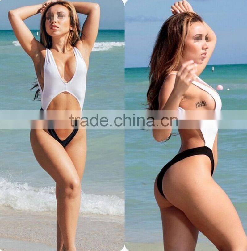 M736 D.Y fashion 2016 ladies women one piece bikini swimwear beachwear