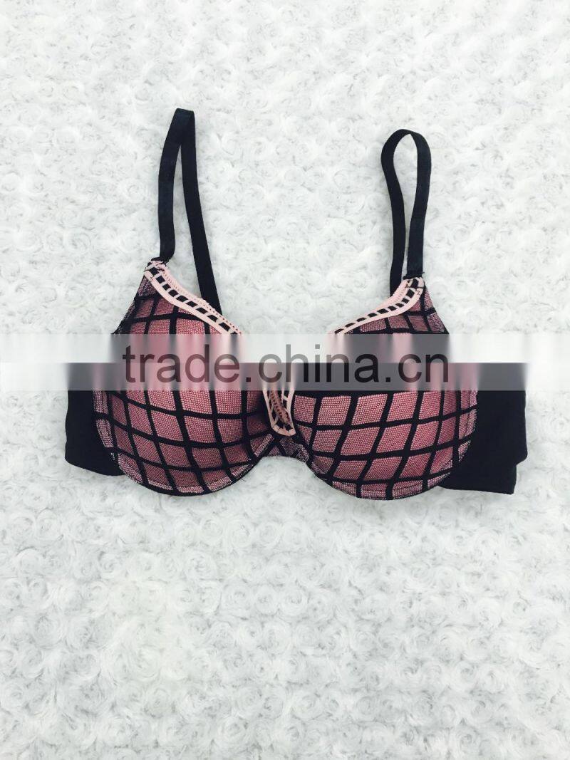 Women underwear push up padded bikini in plus sizes