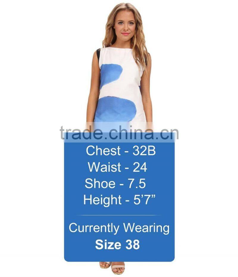 Girls polyester/spandex sublimation printing sleevelss dress