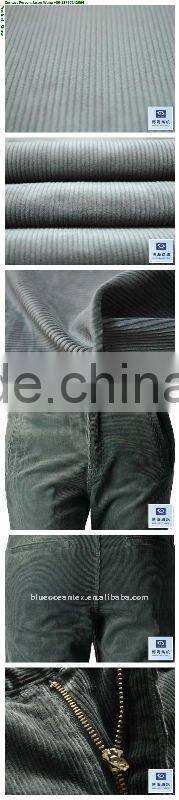 100% COTTON CORDUROY FABRIC IN SOLID DYED AND PRINTED FINISHED 6W 12X16/64X128