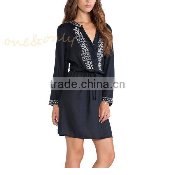 Woman embellished middle east tunic dress