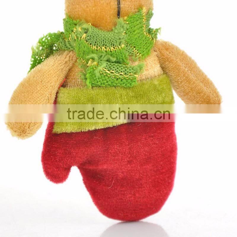 Toy Dolls Glove Shape Multicolor Charm Christmas Beer Pendants