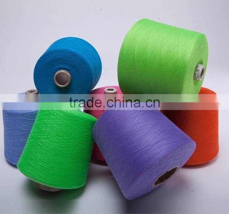 100% dope dyed spun polyester yarn manufacturer from china