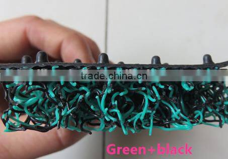 13mm-22mm Cheap and Eco-friendly PVC car mat with spike backing, PVC coil car mats