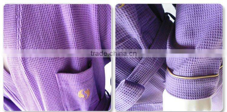 New Fashion Waffle Bath Robe of 100% Cotton