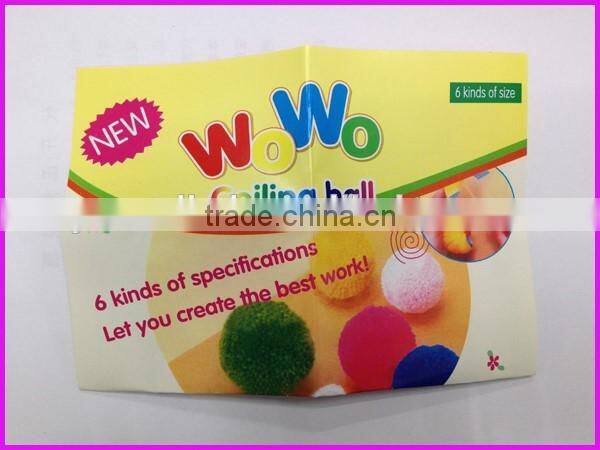 Neon color 6 sizes/set plastic yarn ball pompom maker for knitting crafts