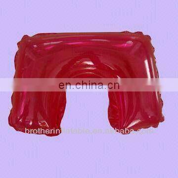 Hot PVC meterial inflatable neck pillow