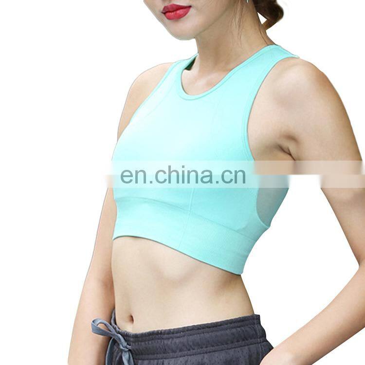 Dropshipping Girls Black Harness Sports Slimming Tank Top Factory