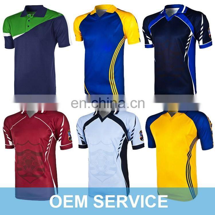 2016 custom wholesale custom blank cricket jersey logo design