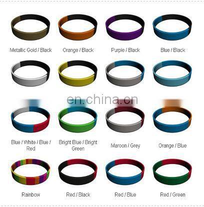 Bottle price thick silicone bracelet for summer camp