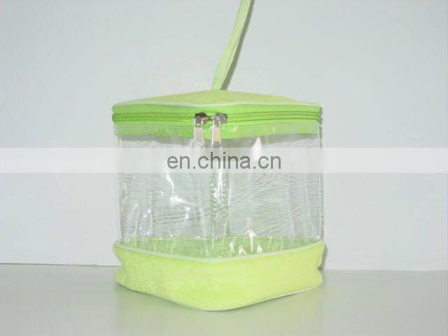 drawstring clear PVC ice bag