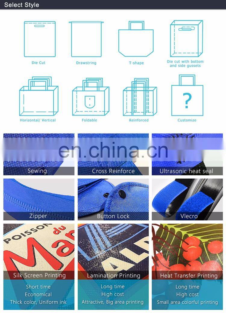 Recycle Customized Printing Good Quality Non Woven Bag