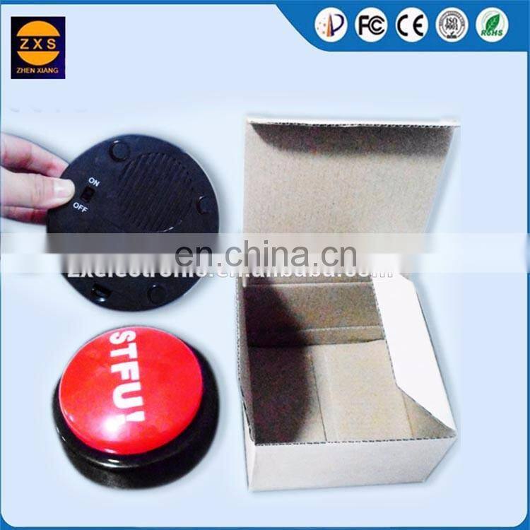 OEM sound voice recordable push button price with music/melody/buzzer