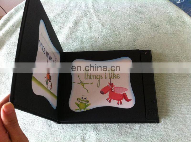 High quality customized educational book and music for children learninging