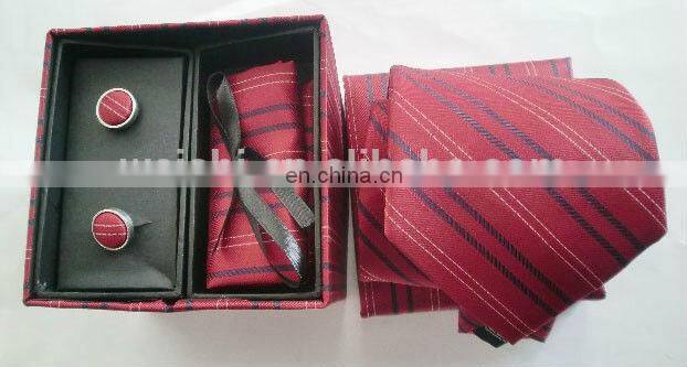 Classical Pasley Design Silk Ties Handkerchief Cufflinks Mens Gifts Sets