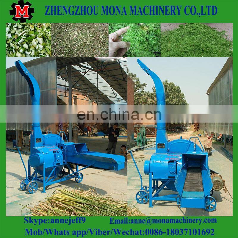 multifunctional dry/ensilage straw crusher/hay/chaff cutter for farm use