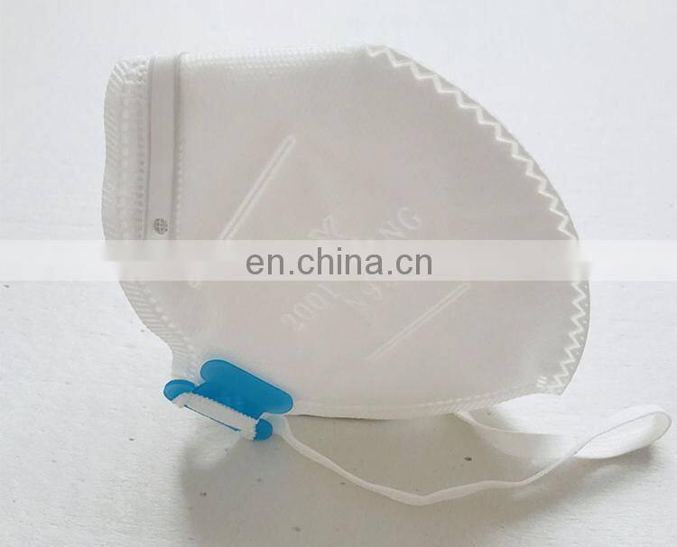 Hot sale folded shape head strap face mask pm2.5 anti pollution dust mask
