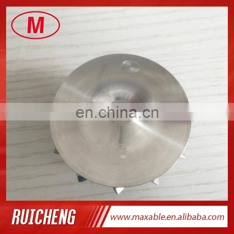 GT15-25 38.62/52.19mm 436131-0002 6+6 blades aluminum 2618/billet turbo compressor wheel for 452204/454061/454135/70595