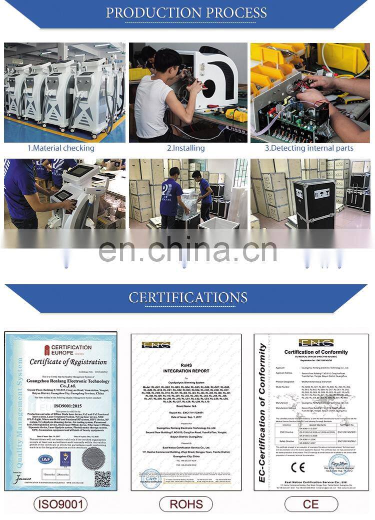 DPL Face Care System Skin Rejuvenation & IPL SHR Remove Hair Double Handle Vertical Machine