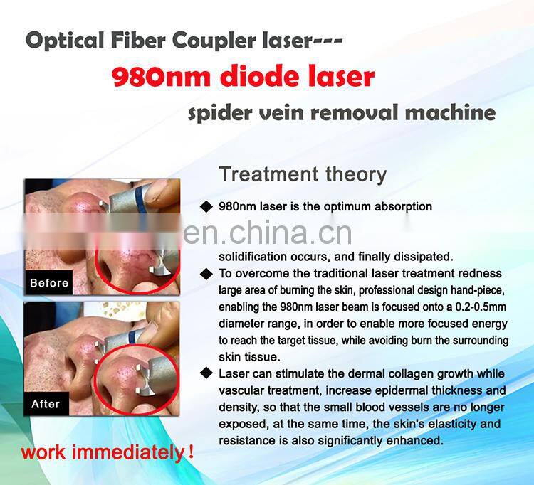 Best 980nm Diode Laser Vascular Spider Vein Removal Machine for Sale