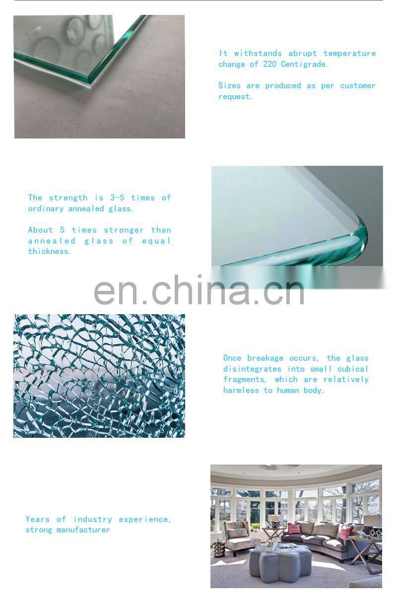 Cheap good quality aluminum clear tempered glass sliding door