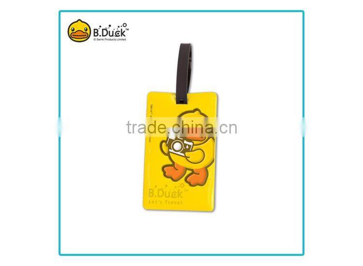B.Duck indestructible funny cool luggage tags