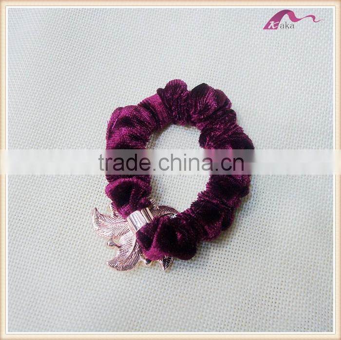 Luxury Fashion Flower Hijab Velvet Hair Scrunchies Wholesale
