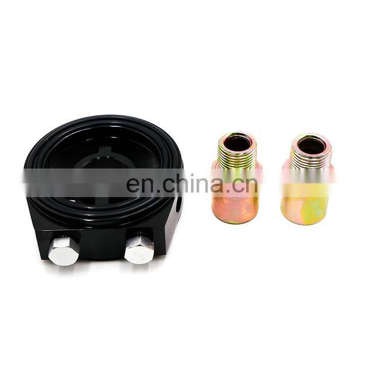 Auto Modification Accessories Universal Racing Car Modification Oil Cooler Mounting Adapter Base Single Cake Oil Handle