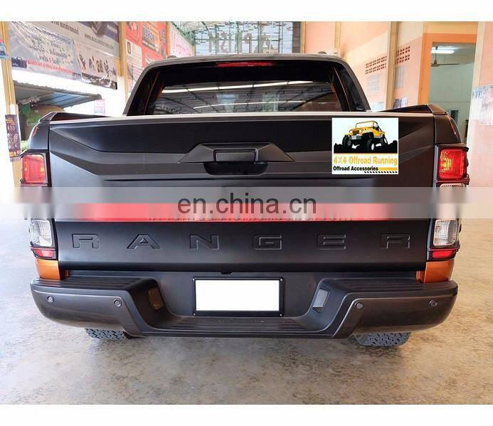 Black Rear Tailgate Cover Facelift for RANGER 2015 2016 2017
