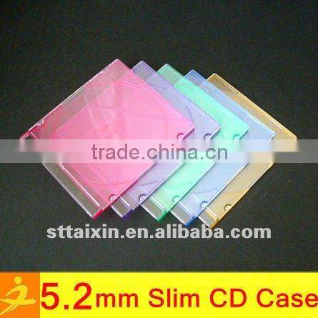 5.2mm single plastic cd box