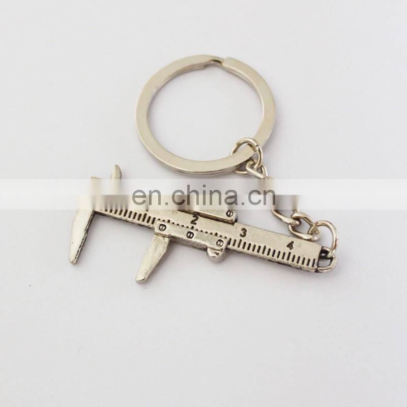 Zinc alloy pendant DIY mobile subsection Creative mini caliper scale model Keychain keychain key chain