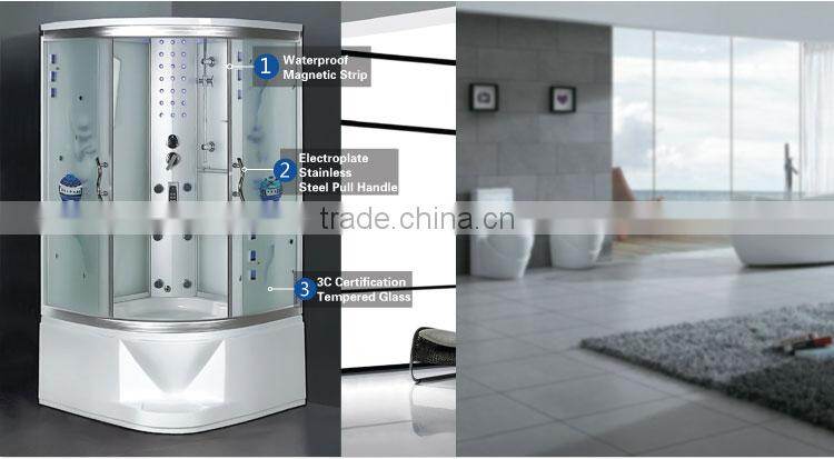 Bathroom Cleaning Acrylic Steam Cabin Portable Steam Generator With Steam And Massage K-7078