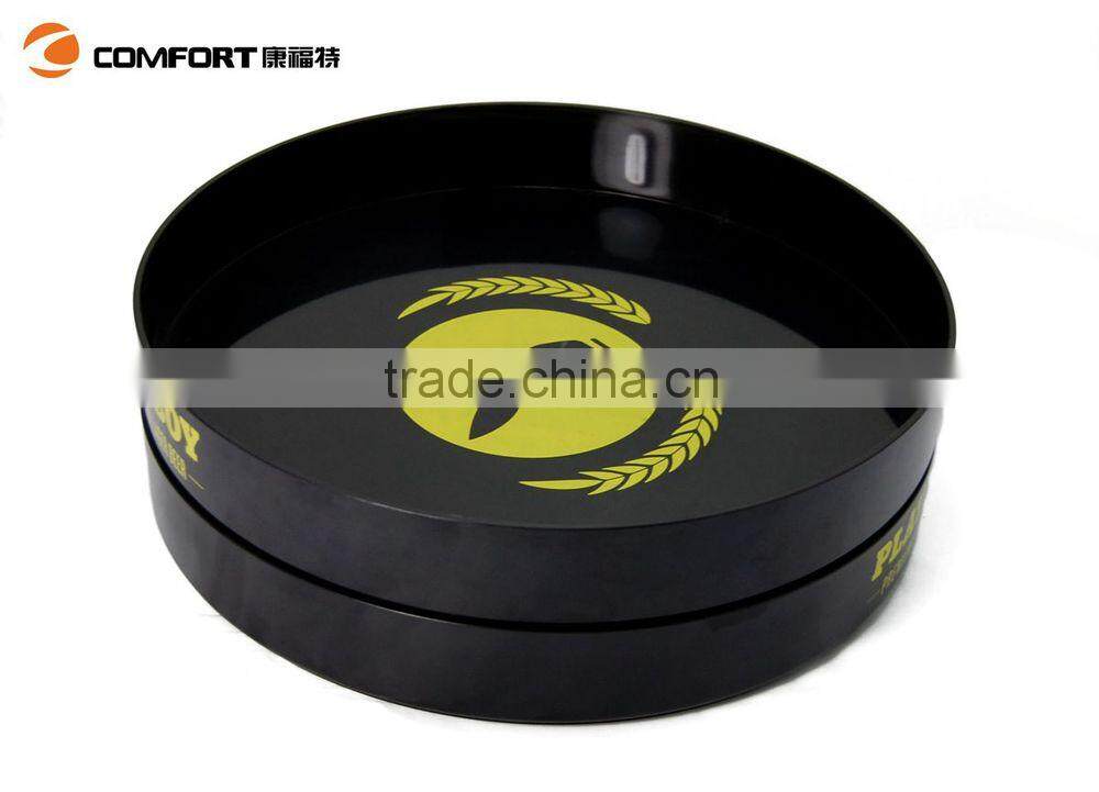 round bar tray popular use plastic serving tray
