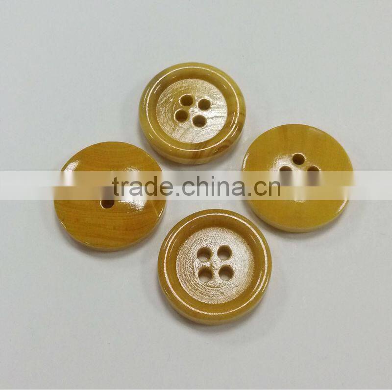four holes real wooden buttons