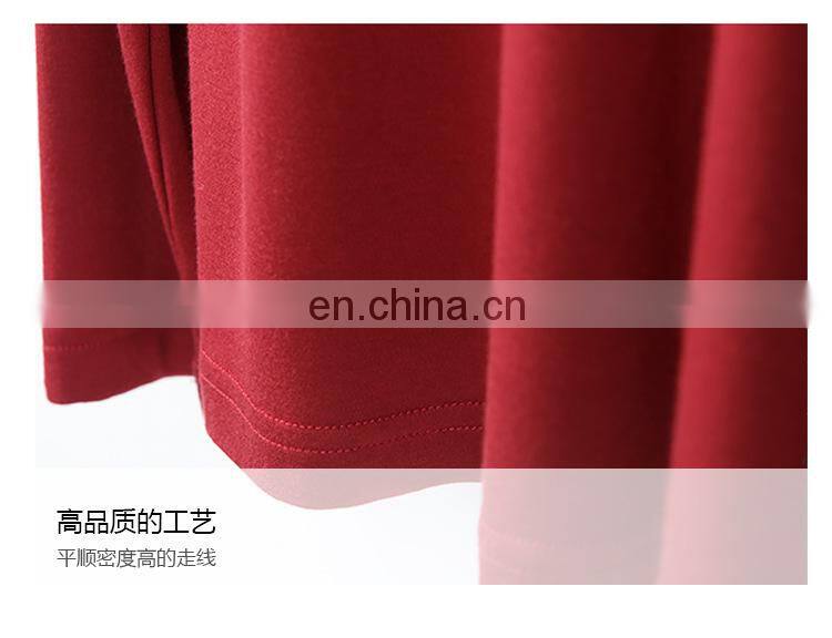 62/5000 Wholesale Custom-made Large Women's autumn long-sleeved t-shirt women's solid color Turtleneck Modert jacket autumn