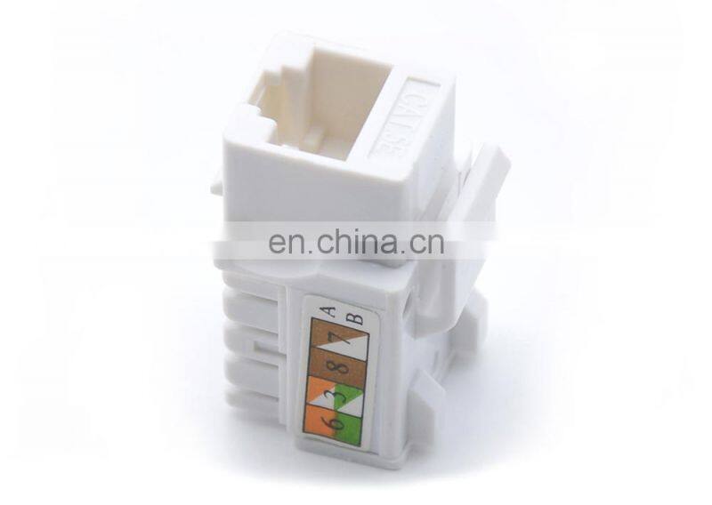 MT-5102 Krone rj45 cat6 keystone jack with Krone IDC