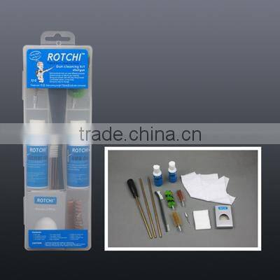 Plastic box Shotgun cleaning kit with brass rods , shotgun cleaning kit , gun cleaning accessories