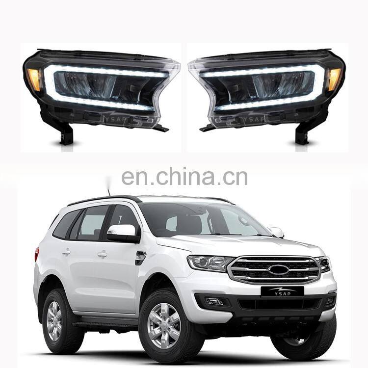 Good quality car led car parts LED Head lamp Head light Headlight for Everest