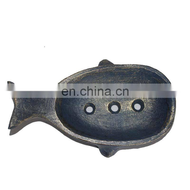Factory Price OEM Metal Casting Custom Logo Zinc Soap Holder with Sliver Plating