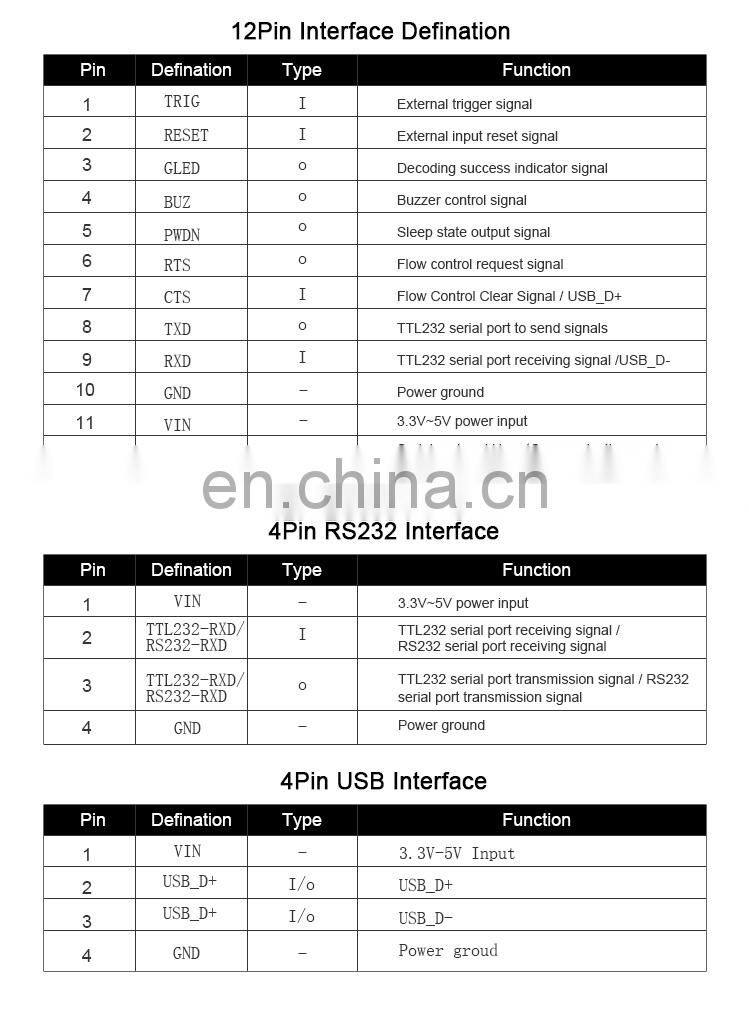 Rakinda RD4300Pro Fixed Mount Mobile QR Code Scanner 2D Barcode Reader Module for Kiosk ATM Vending Turnstile