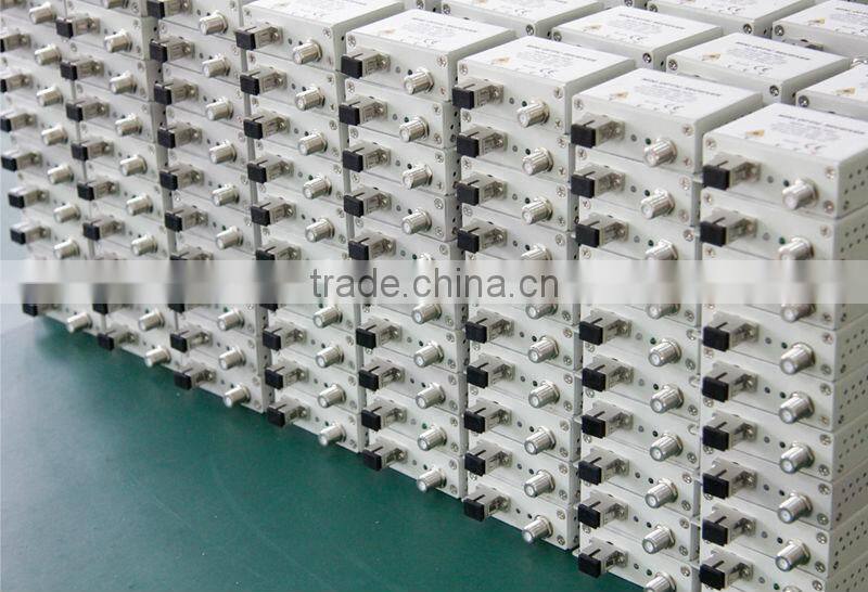 FTTH Two Ways CATV Fiber Optic Node AGC Receiver build in CWDM